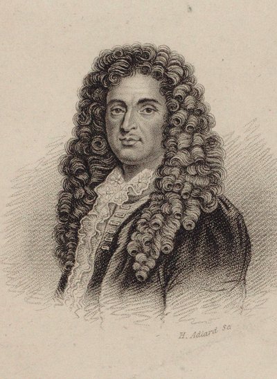Ritratto del compositore Jean-Baptiste Lully 1632-1687 da Henry Adlard