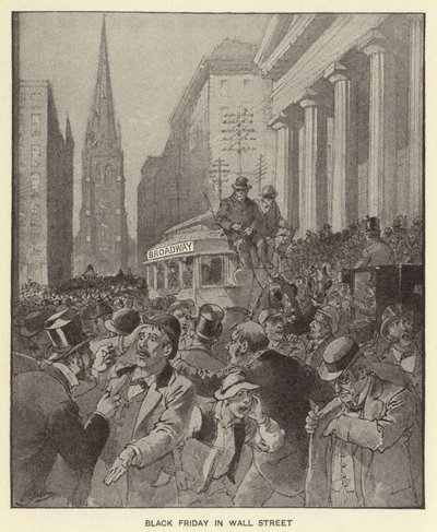 Venerdì nero a Wall Street da Henry Alexander (after) Ogden
