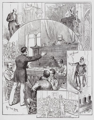 Oratoria e declamazione da Henry Alexander (after) Ogden