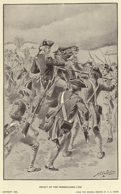 Rivolta della Linea della Pennsylvania da Henry Alexander (after) Ogden