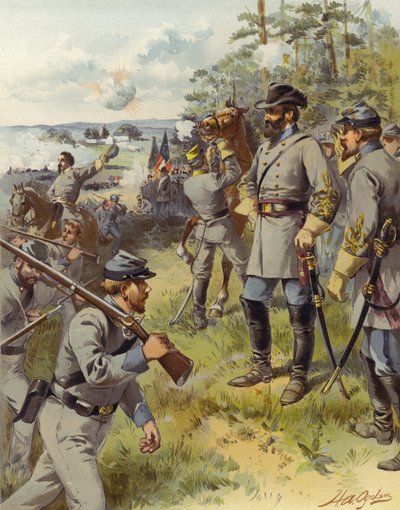 Stonewall Jackson, Bull Run da Henry Alexander (after) Ogden