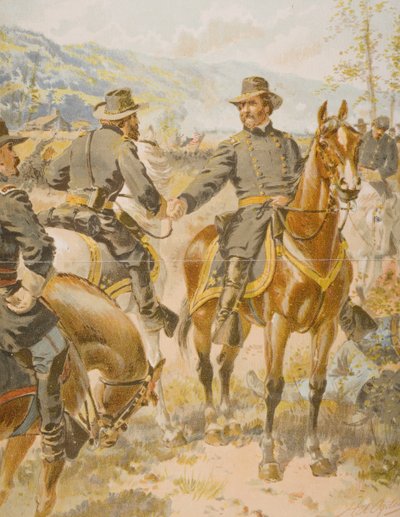 Generale George Henry Thomas (1816-70) alla battaglia di Chickamauga, 20 settembre 1863 da Henry Alexander Ogden