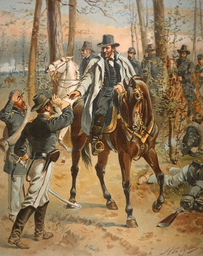 Generale Grant nella campagna della Wilderness, 5 maggio 1864 da Henry Alexander Ogden
