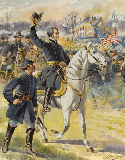 Hooker a Chancellorsville, 3 maggio 1863 da Henry Alexander Ogden