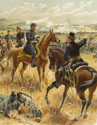 Meade a Gettysburg, 2 luglio 1863 da Henry Alexander Ogden