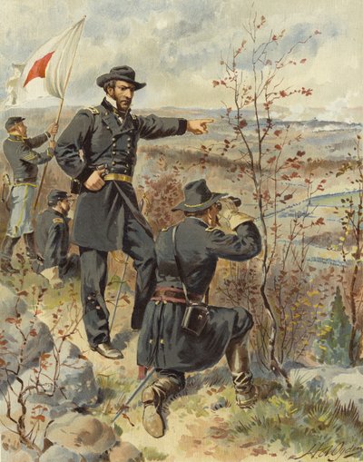 Sherman a Kenesaw Mountain, 4 ottobre 1864 da Henry Alexander Ogden
