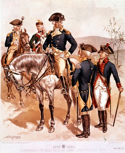 Uniforme del comandante in capo e degli ufficiali dell