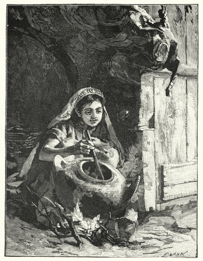 Un calderone bollente (litografia) da Henry Andrew Harper