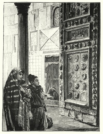 Porta metallica della Grande Moschea di Damasco da Henry Andrew Harper
