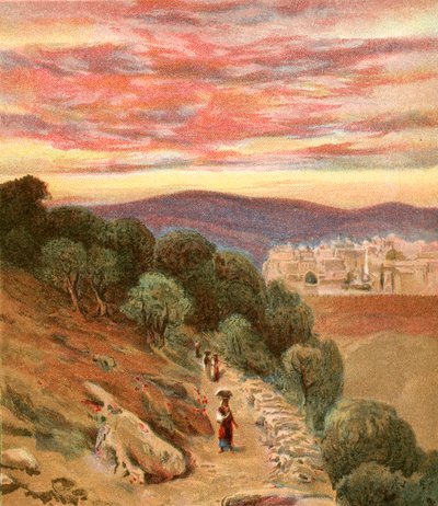 Monte degli Ulivi e Gerusalemme da Henry Andrew Harper