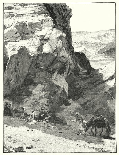 Ombra di una grande roccia, vicino a War Sabo da Henry Andrew Harper