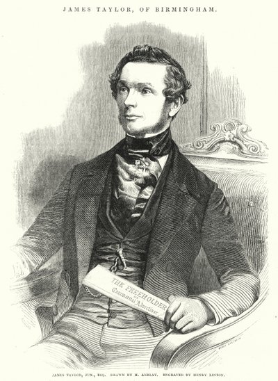 James Taylor (incisione) da Henry Anelay