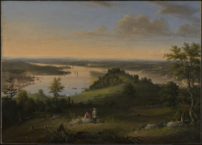 Scena sul fiume Hudson, 1849 da Henry Ary