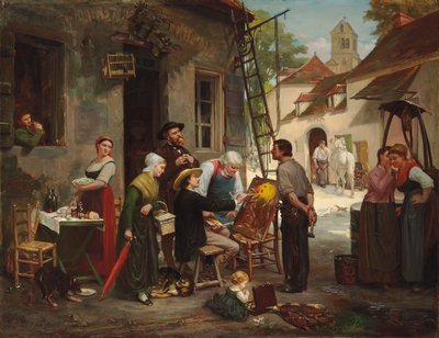 Un nuovo segno per il vecchio inn, 1870 da Henry Bacon