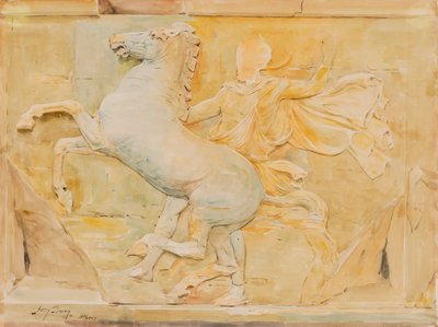 Metopa centrale del fregio di Fidia, Partenone da Henry Bacon