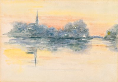 Chiesa e lago da Henry Bacon