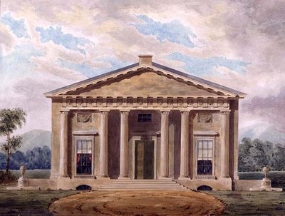 Progetto per una villa neoclassica da Henry Bailey