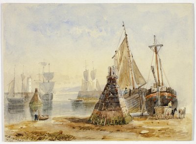 Navi nel porto da Henry Barlow Carter