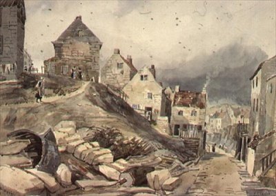 Scena di Strada, Robin Hoods Bay da Henry Barlow Carter