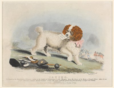 Sancho, Battaglia di Salamanca, 1812 da Henry Bernard Chalon