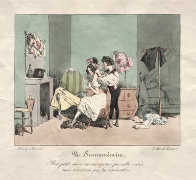 Costumi amministrativi: Supernumerario da Henry Bonaventure Monnier