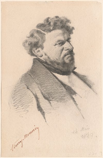 Ritratto di un uomo da Henry Bonaventure Monnier