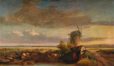 Mulini nelle Fens, c1853 da Henry Bright