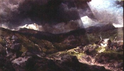Scena di Montagna Gallese da Henry Bright