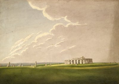Il Grande Tempio Antediluviano di Stonehenge: nel suo stato originale dal Nord, 1824-1839 da Henry Browne
