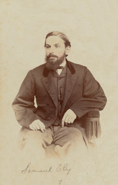 Carte-de-visite ritratto di Samuel Ely, 1862-1869 da Henry C. Phillips