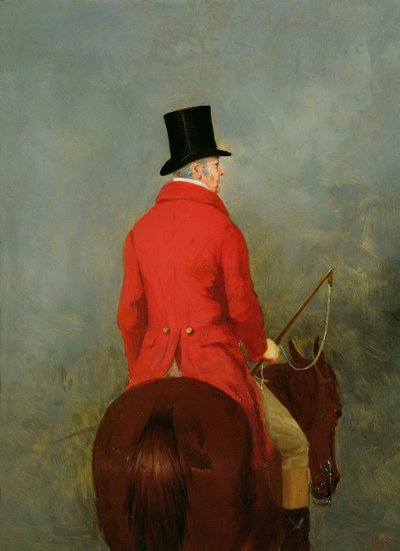 Ritratto di Thomas Cholmondeley, primo Lord Delamere, sul suo cavallo da caccia: uno studio per 