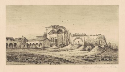 Missione San Juan Capistrano, 1883 da Henry Chapman Ford