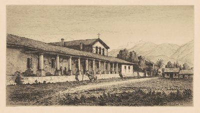Missione San Luis Obispo, 1883 da Henry Chapman Ford