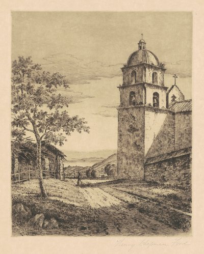 Missione Santa Barbara, Vista Sud da Henry Chapman Ford
