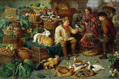 Scena di mercato da Henry Charles Bryant