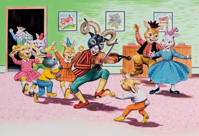 Una festa a casa di Brer Rabbit da Henry Charles Fox
