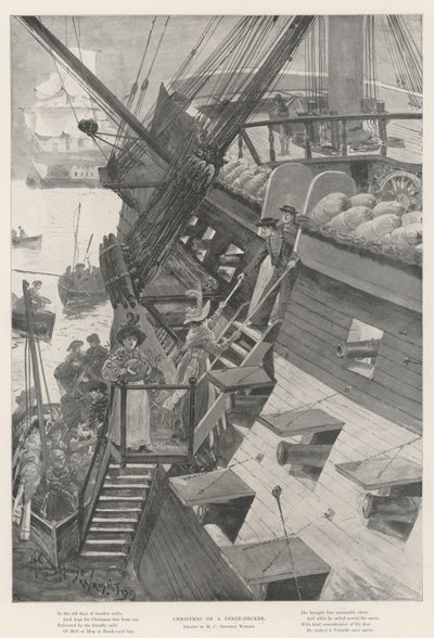 Natale su un tre ponti da Henry Charles Seppings Wright