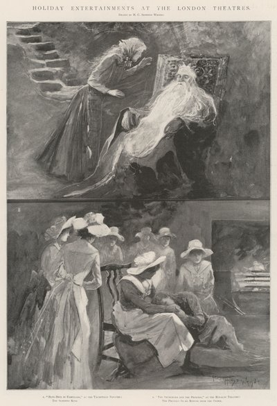 Intrattenimenti festivi nei teatri di Londra da Henry Charles Seppings Wright