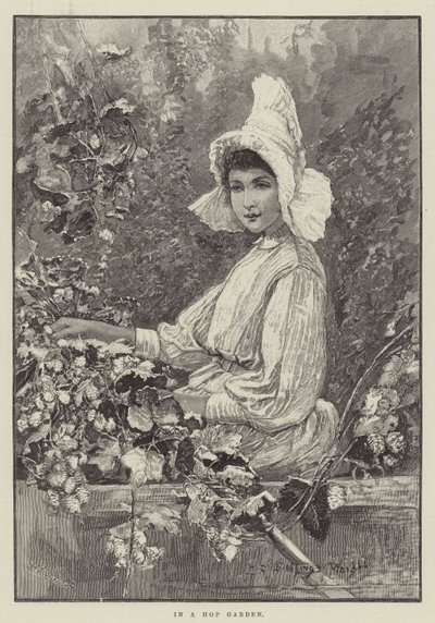 In un giardino di luppolo da Henry Charles Seppings Wright