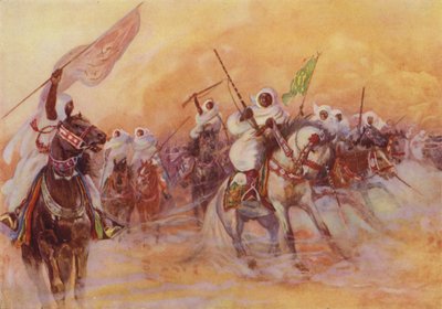 Gioco della polvere, Marocco da Henry Charles Seppings Wright