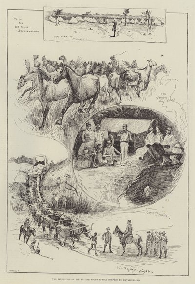 La spedizione della British South Africa Company in Matabeleland da Henry Charles Seppings Wright