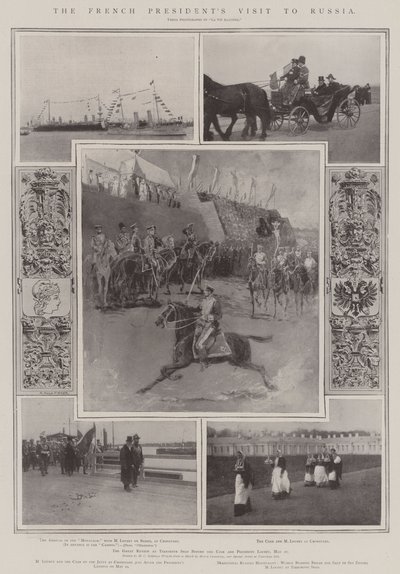 La visita del presidente francese in Russia da Henry Charles Seppings Wright