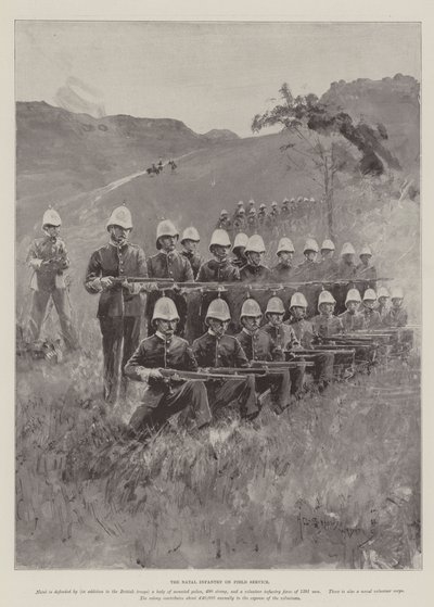 La fanteria del Natal in servizio sul campo da Henry Charles Seppings Wright