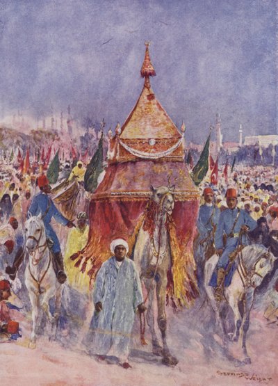 La processione del Mahmal da Henry Charles Seppings Wright