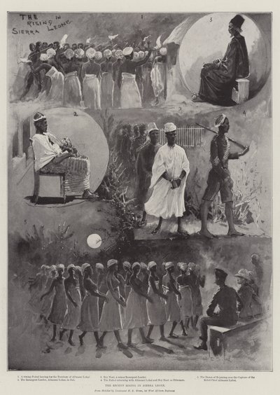 La recente rivolta in Sierra Leone da Henry Charles Seppings Wright