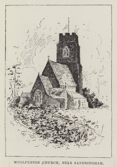 Chiesa di Woolferton, vicino a Sandringham da Henry Charles Seppings Wright
