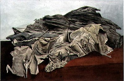 Disegno di un pacco di documenti nel vecchio ufficio dei registri da Henry Cole
