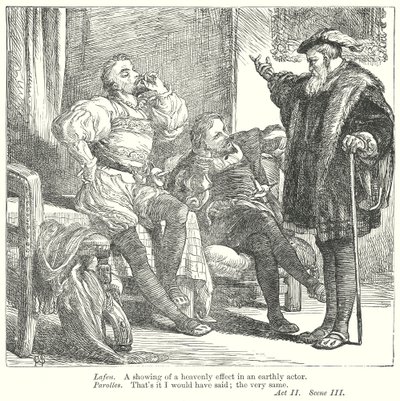 Tutto è bene quel che finisce bene (incisione) da Henry Courtney (after) Selous