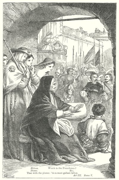 Tutto è bene quel che finisce bene (incisione) da Henry Courtney (after) Selous