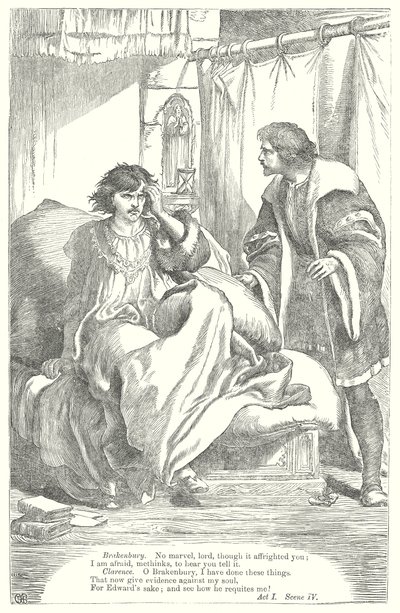 Re Riccardo III (incisione) da Henry Courtney (after) Selous